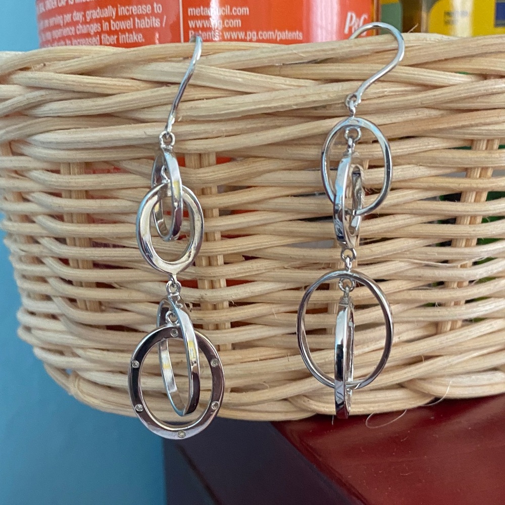 Elegant Silver Dangle Earrings